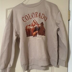 Colorado Graphic Beige Sweater